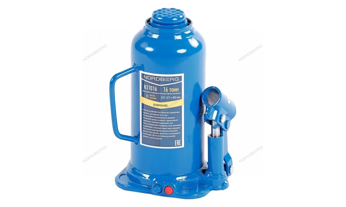  Домкрат бутылочный 16 т NORDBERG N31016 (1)