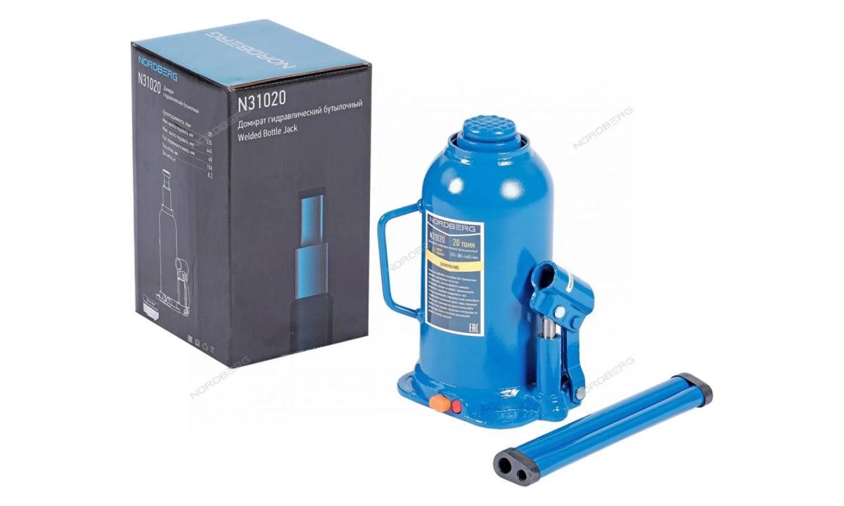  Домкрат бутылочный 20 т NORDBERG N31020 (0)