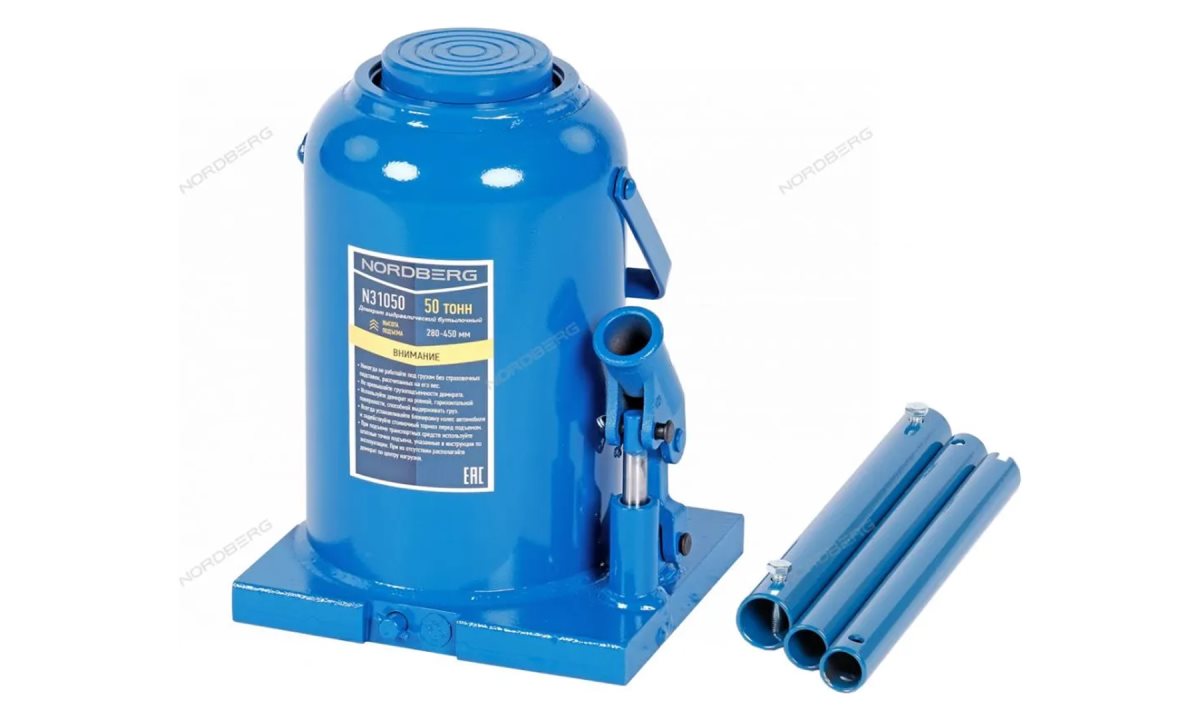  Домкрат бутылочный 50 т NORDBERG N31050 (0)