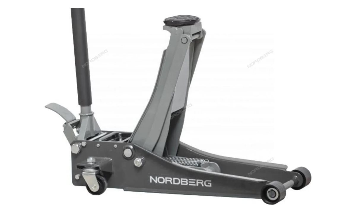  Домкрат супернизкий подкатной 3,2 тонны, H=75-500 мм, серый NORDBERG N32032 G (0)