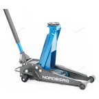  Домкрат супернизкий подкатной 3 тонн, H=75-510 мм NORDBERG N32034 мни (0)