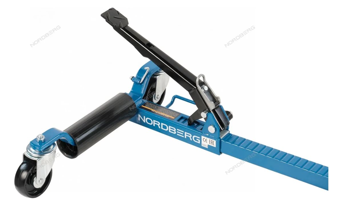  Домкрат механический подкатной для перемещения авто, г/п 560 кг Nordberg N3S1 (1)