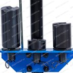  Домкрат подкатной пневмогидравлический ROSSVIK HJ1902, 22 т, 225-452 мм, 1 ступень, синий мни (6)