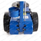  Домкрат подкатной S40-2EL, 20-40т, пневмогидравлический 150-409мм, 40кг (дополнительные удлинители 7 мни (7)