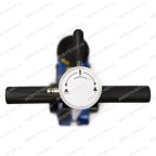  Домкрат подкатной S40-2EL, 20-40т, пневмогидравлический 150-409мм, 40кг (дополнительные удлинители 7 мни (8)