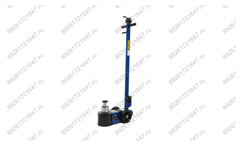 Домкрат подкатной S40-2EL, 20-40т, пневмогидравлический 150-409мм, 40кг (дополнительные удлинители 7 фото