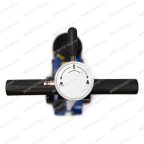  Домкрат подкатной S40-2EL, 20-40т, пневмогидравлический 150-409мм, 40кг (дополнительные удлинители 7 мни (7)