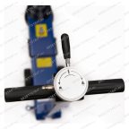  Домкрат подкатной S50-3J, 10-25-50т, пневмогидравлический, 160-472мм, 61кг, (дополнительные удлините мни (9)