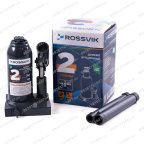  Домкрат бутылочный ROSSVIK PRO V002, г/п 2,0т мни (0)