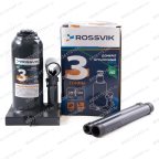  Домкрат бутылочный ROSSVIK PRO V003, г/п 3,0т мни (5)