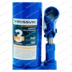  Домкрат бутылочный ROSSVIK V03, г/п 3,0 т, 180-340 мм, синий мни (8)