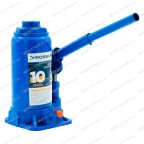  Домкрат бутылочный ROSSVIK V10, г/п 10,0 т, 200-385 мм, синий мни (8)