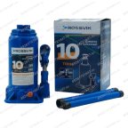 Домкрат бутылочный ROSSVIK V10, г/п 10,0 т, 200-385 мм, синий фото