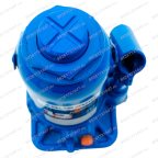  Домкрат бутылочный ROSSVIK V12, г/п 12,0 т, 210-395 мм, синий мни (9)