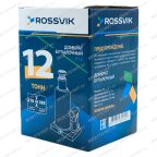  Домкрат бутылочный ROSSVIK V12, г/п 12,0 т, 210-395 мм, синий мни (10)