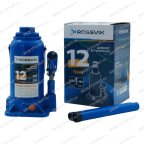  Домкрат бутылочный ROSSVIK V12, г/п 12,0 т, 210-395 мм, синий мни (0)