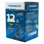  Домкрат бутылочный ROSSVIK V12, г/п 12,0 т, 210-395 мм, синий мни (7)