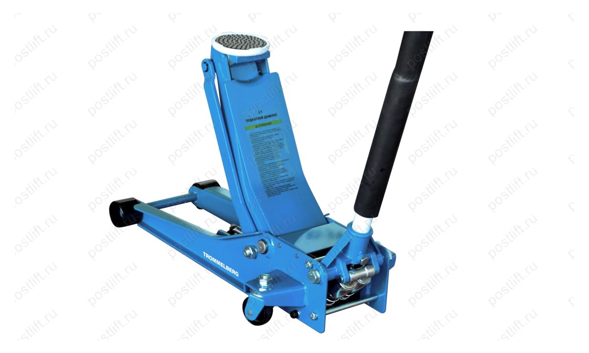  Домкрат подкатной гаражный, высота подъема 75/505mm, нагрузка 3 т (0)