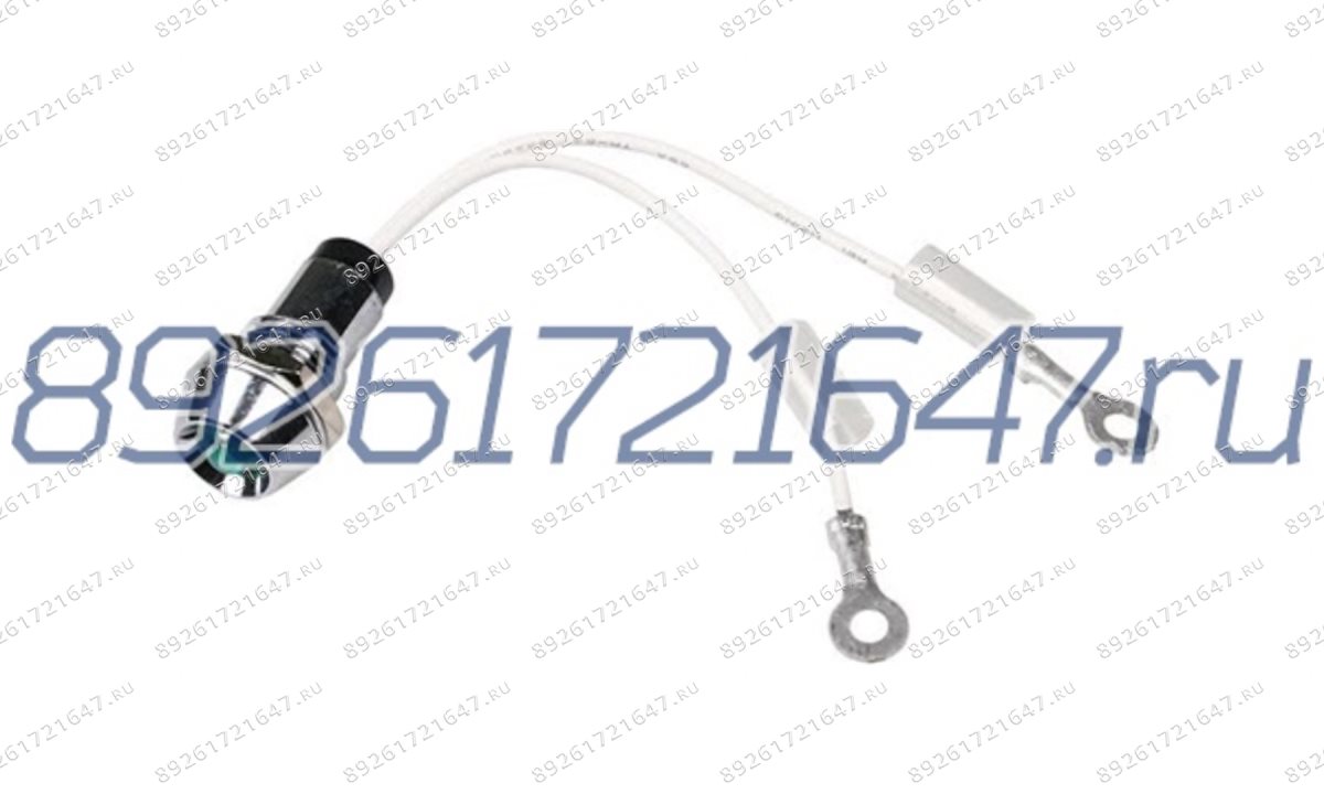  Лампа неоновая с держателем зеленая 220V d=10мм (0)