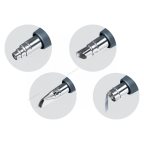  Фен с комплектом насадок, 50-600°С, 2000Вт NE720K мни (9)