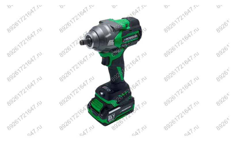 Гайковерт аккумуляторный ROSSVIK RIW-1000, 1/2