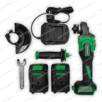  Угловая шлифовальная машина ROSSVIK RIW-380, 125 мм, 21 В мни (2)