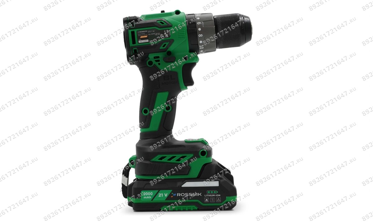  Шуруповерт аккумуляторный ROSSVIK RIW-550, 50 Nm, 21 В, кулачковый патрон (1)