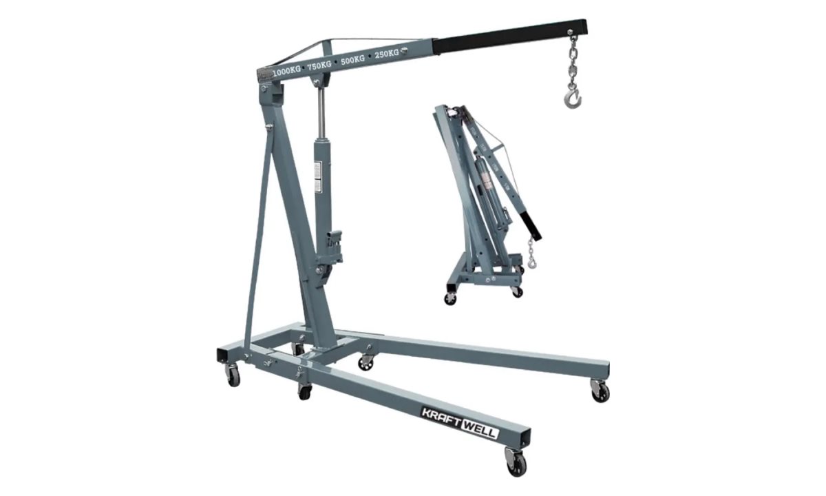  KraftWell KRWC1 Кран складной г/п 1000 кг. двухтактный (0)