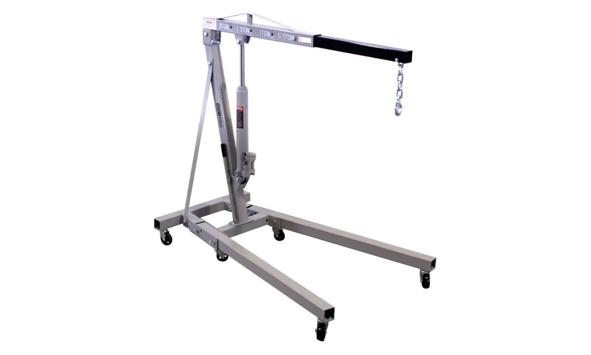  KraftWell KRWC2 Кран складной г/п 2000 кг. двухтактный (1)