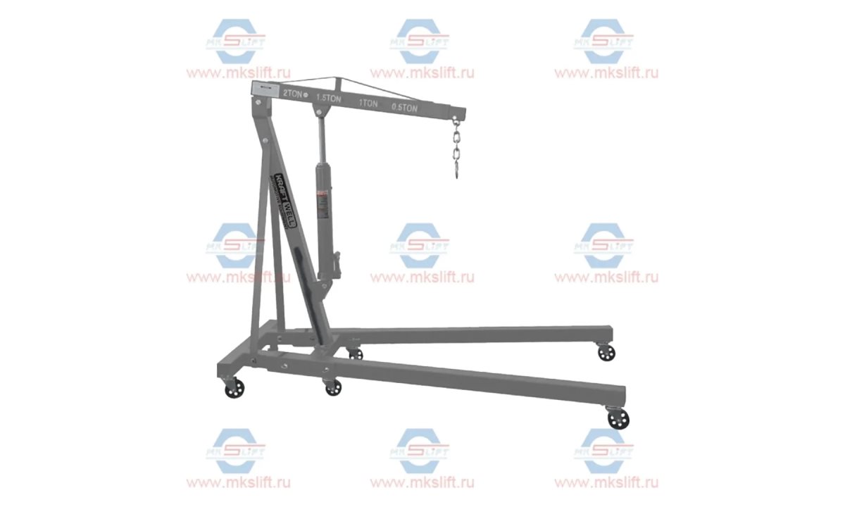  KraftWell KRWCA2 Кран складной г/п 2000 кг. однотактный (0)