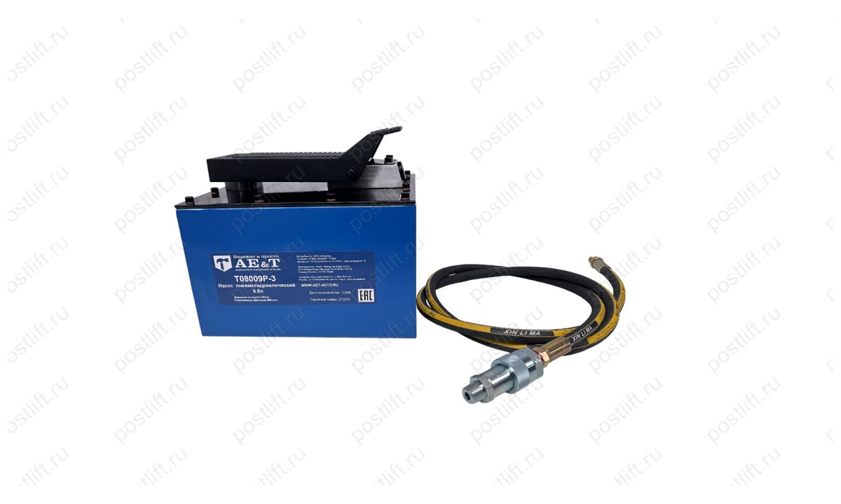  Насос пневмогидравлический 6.8л T08009P-3 (1)