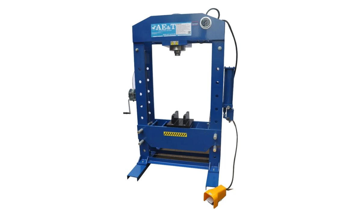  Пресс T612100A AE&T с ручным и пневмоприводом (1)