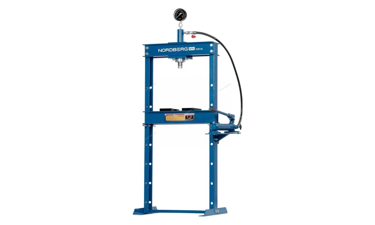  Пресс гидравлический 12т, разборная рама NORDBERG N3612L (1)