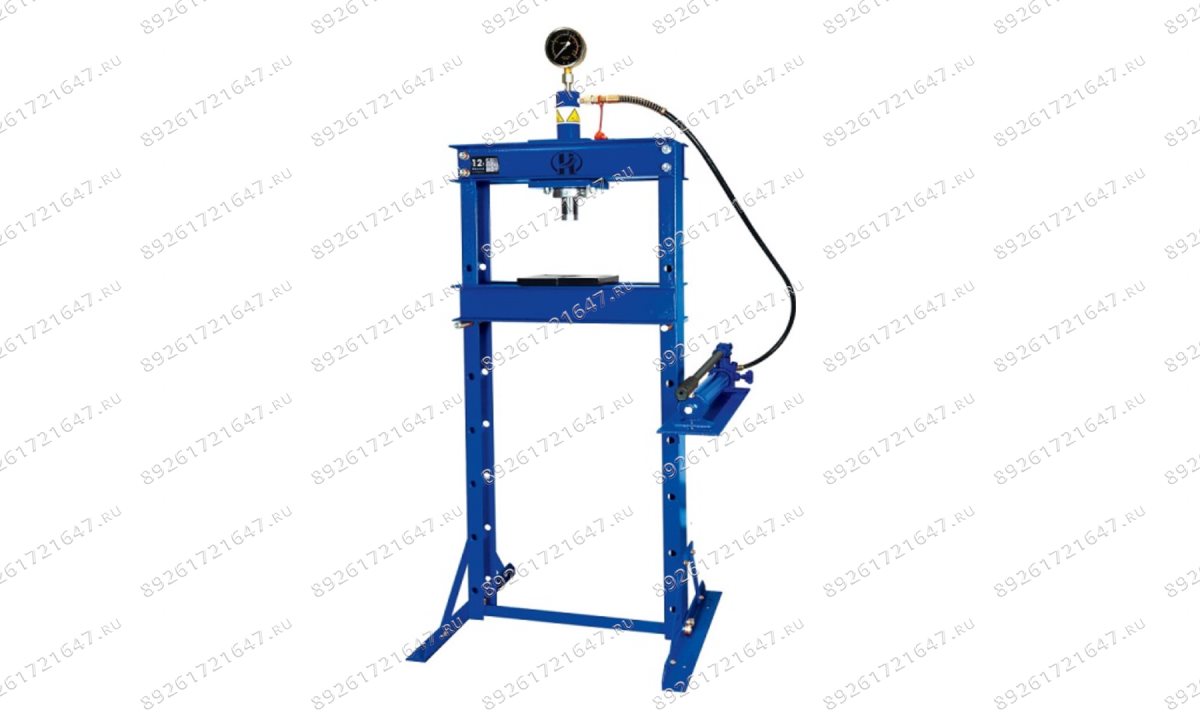  Пресс гидравлический 12 тонн, напольный, цвет синий RAL 5005 ROSSVIK (0)