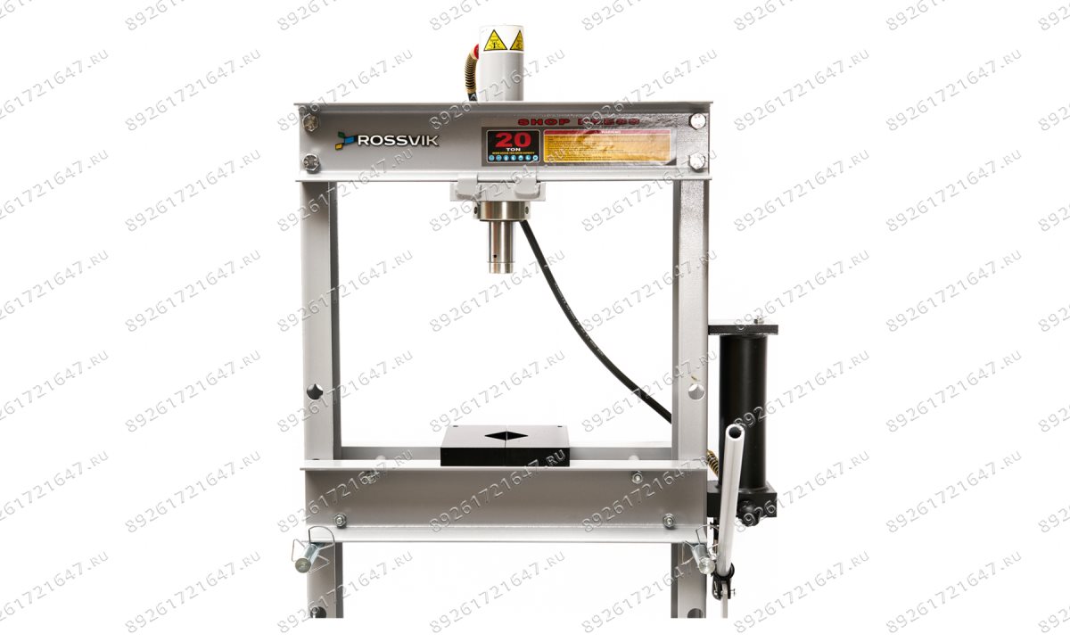  Пресс гидравлический 20 тонн, напольный, с педалью, цвет серый RAL 7016 ROSSVIK (1)