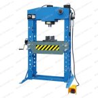  Пресс гидравлический 75 тонн, напольный, ручной/пневматический привод, цвет синий RAL 5005 ROSSVIK мни (0)