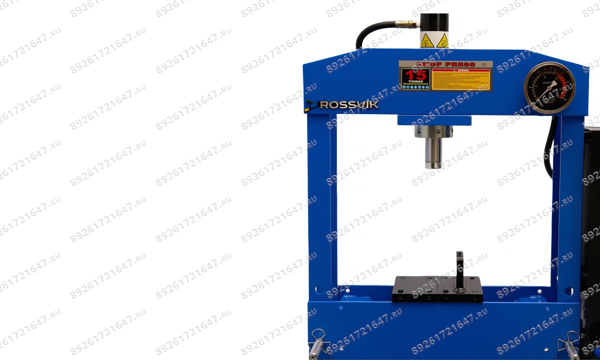  Пресс гидравлический 15 тонн, напольный, с педалью, цвет синий RAL 5005 ROSSVIK (0)