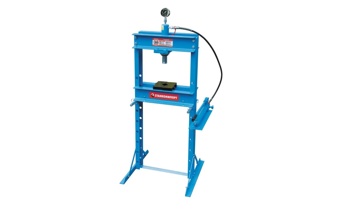  Пресс гидравлический гаражный на 20 тонн с ручным приводом, СТАНКОИМПОРТ, SD0804CE (0)