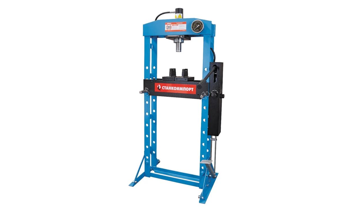  Пресс гаражный гидравлический на 20 тонн с ножным приводом, SD0823, СТАНКОИМПОРТ (0)