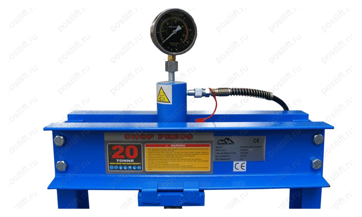 Пресс 20т напольный, ручной насос, манометр (1)