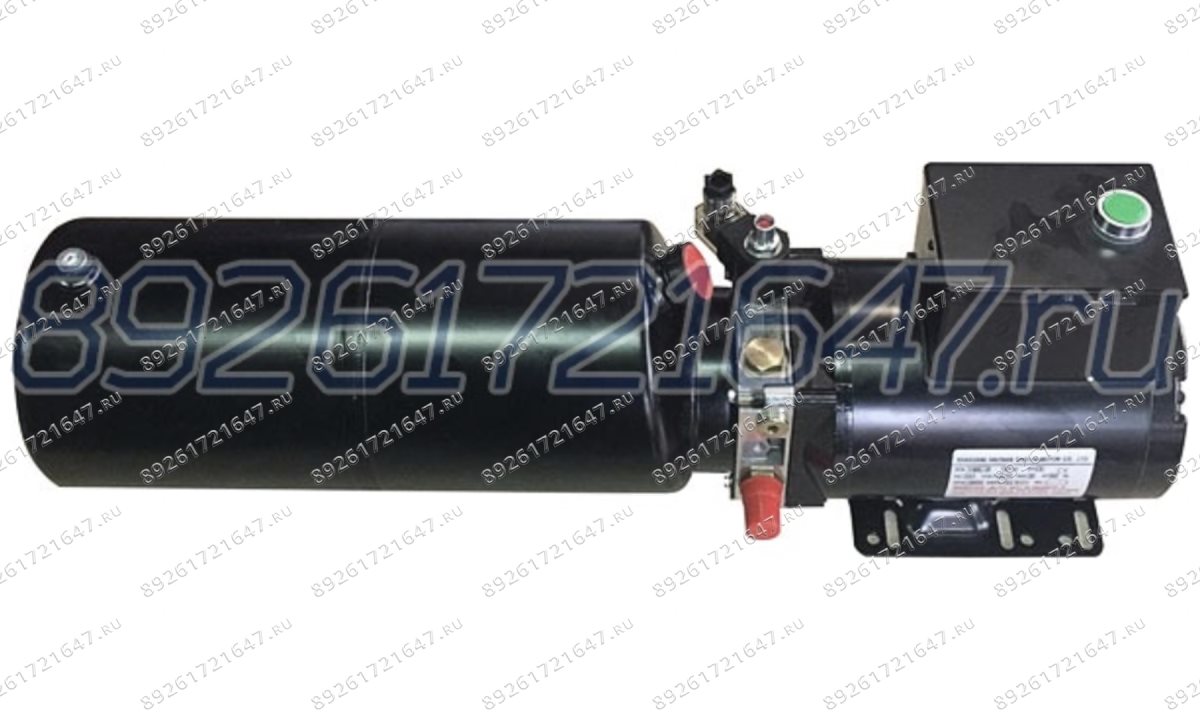  Гидростанция для подъёмника в сборе 380В 2,2кВт с электро клапаном АС24 (пластиковый бачок) (0)