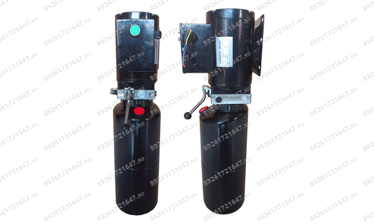  Гидростанция для подъёмника в сборе 380В 2,2кВт с механическим клапаном (метал. бачок) (0)