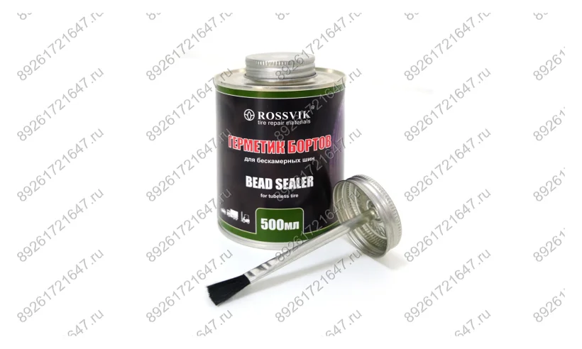 Герметик бортов шин, 500мл (банка с кистью) фото