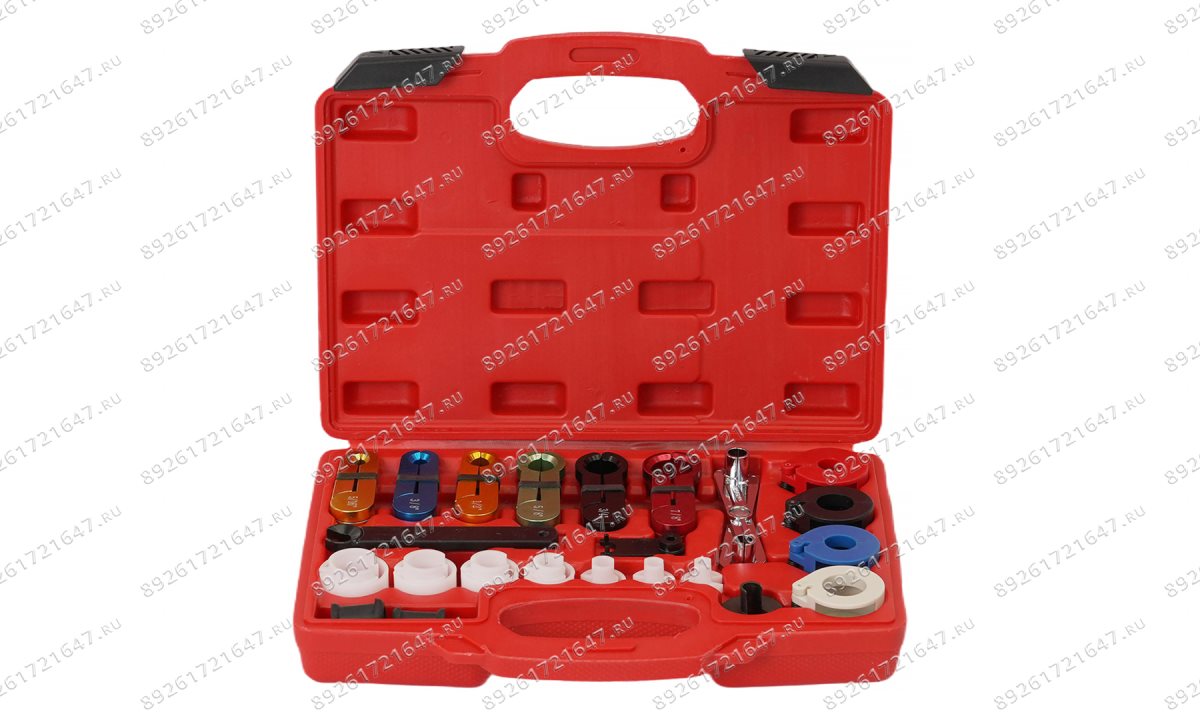  ST417 Набор приспособлений для разъединения шлангов топливных и охлаждающих систем, 22 предмета (0)