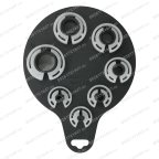 ST418 Набор приспособлений для разъединения шлангов топливных и охлаждающих систем, 7 предметов фото