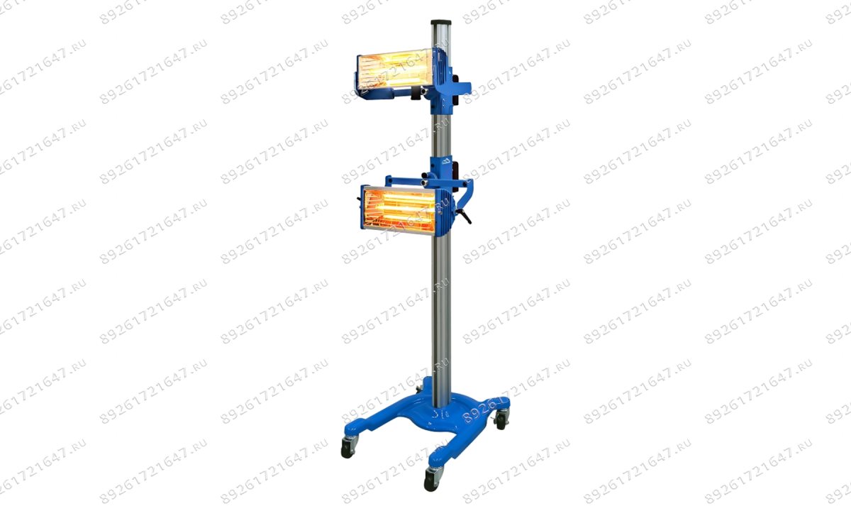  ИК сушка, 220 В, 2x1кВт, 1 стацоинар + 1 съемн. кассета, облуч. пов. 0,8x0,45м, ручн. упр. (0)