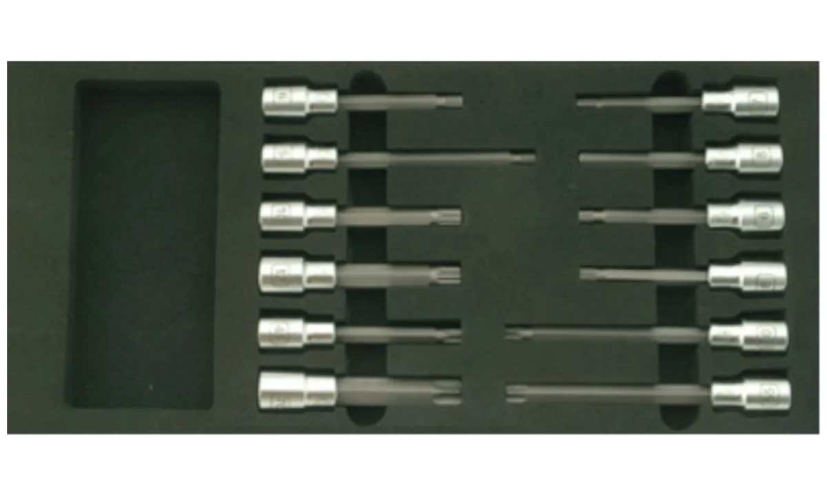  Набор торцевых головок с профилем Torx СТАНКОИМПОРТ в ложементе, BX015 (0)