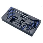  Комплект L-образных ключей TORX Hans в ложементе, TT-19 мни (0)