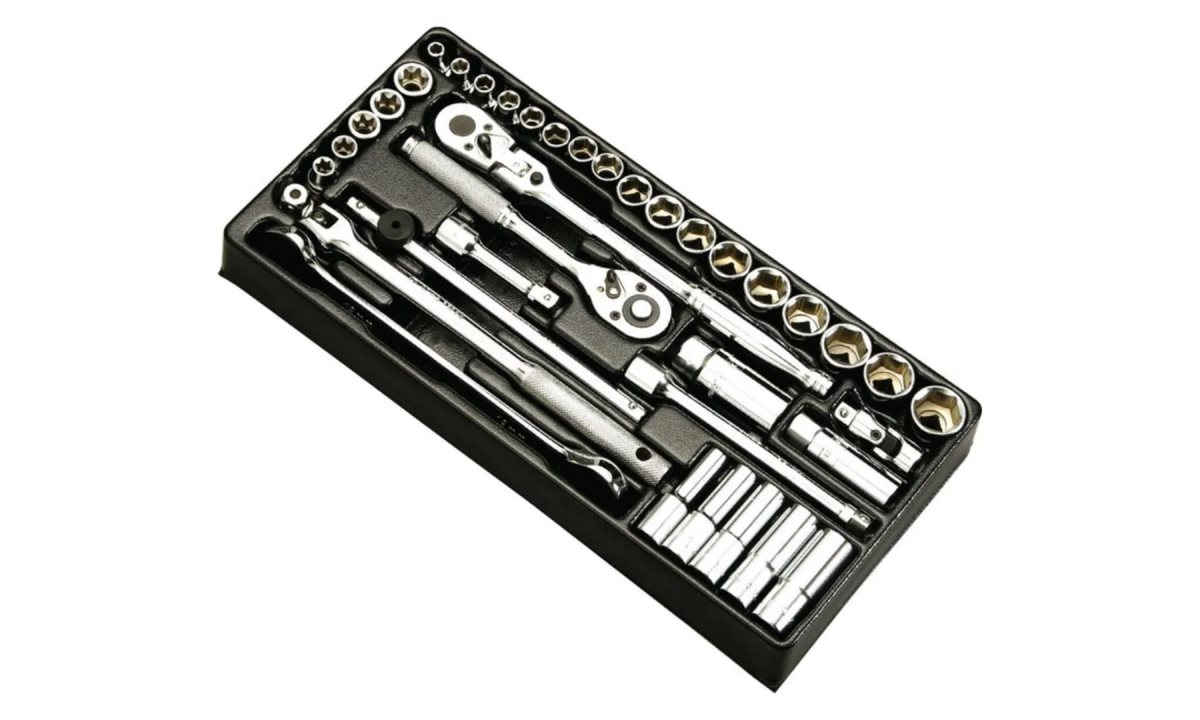  Набор трещоток, головок и аксессуаров Hans в ложементе, TT-38 (0)