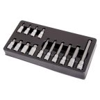  Набор торцевых головок 1/2 со вставкой XZN (Spline) в ложементе, TT-458 мни (0)